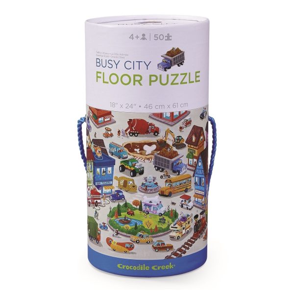 Vloerpuzzel - busy city