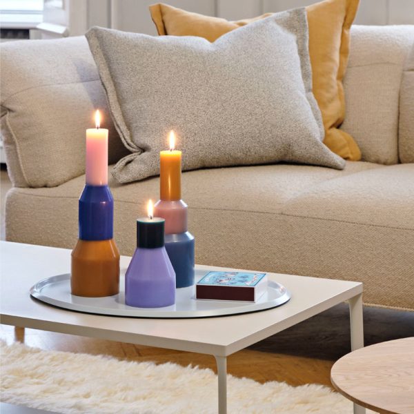 Pillar candle – kaars – yellow - Afbeelding 4