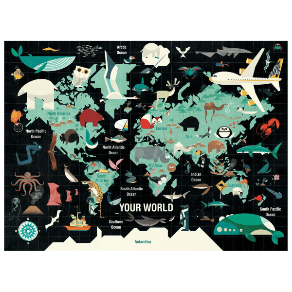 Your world 1000 piece family puzzle - puzzel - Afbeelding 2