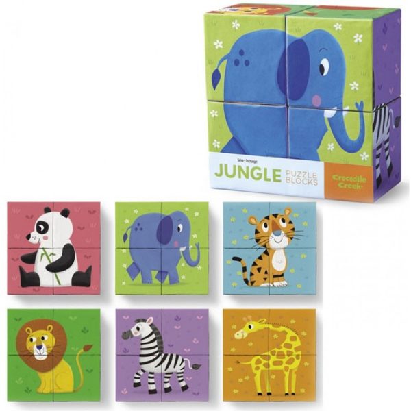 Puzzelblokken - jungle - Afbeelding 2