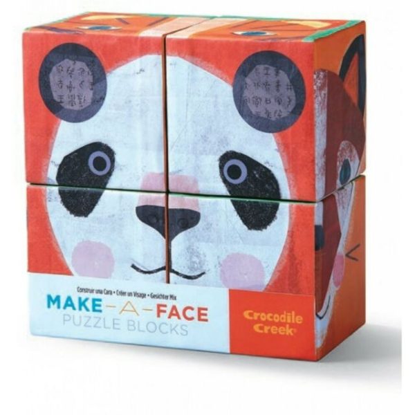 Puzzelblokken - make a face