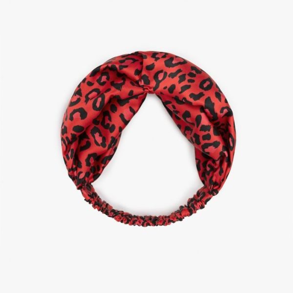 Red leopard - haarband
