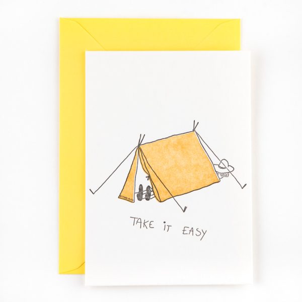 Take it easy - wenskaart