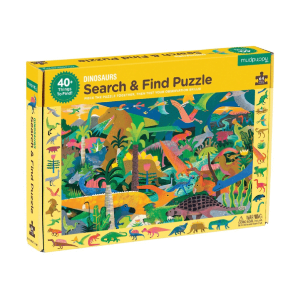 Zoek en vind puzzel - dinosaurussen
