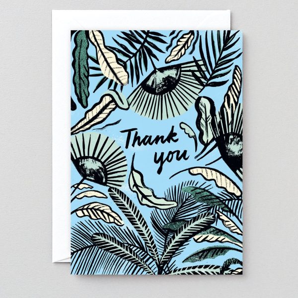 Thank you foliage - wenskaart