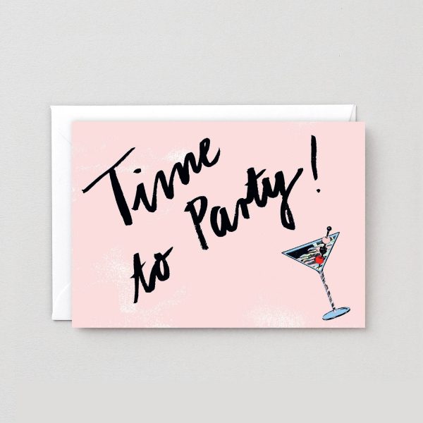 Time to party - wenskaart