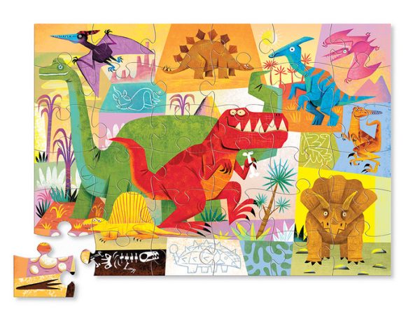 Vloerpuzzel - dino - Afbeelding 2