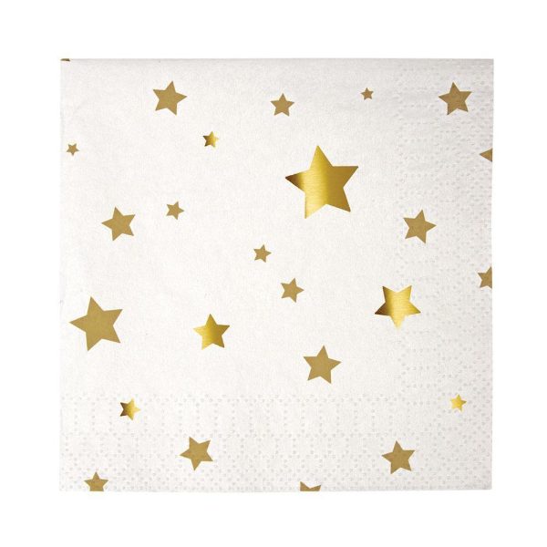 Gold stars - servetten
