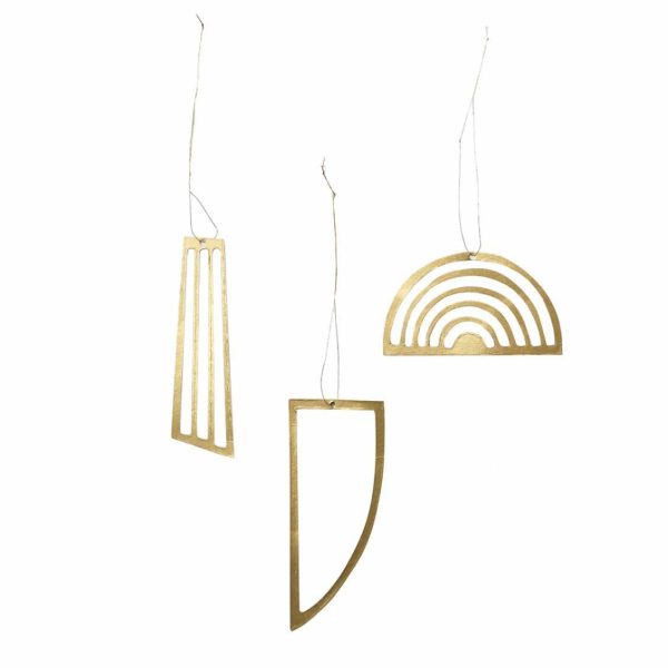 Gouden versiering - set van 3