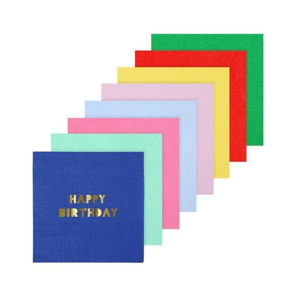Happy birthday - servetten