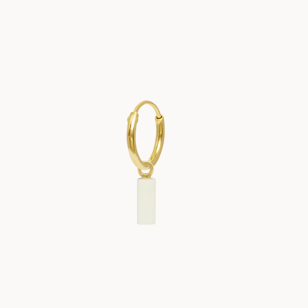 Ivory drop - oorring (1st) - goud