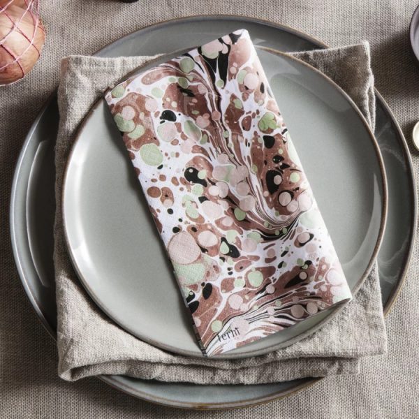 Marble - servetten - roest - Afbeelding 2