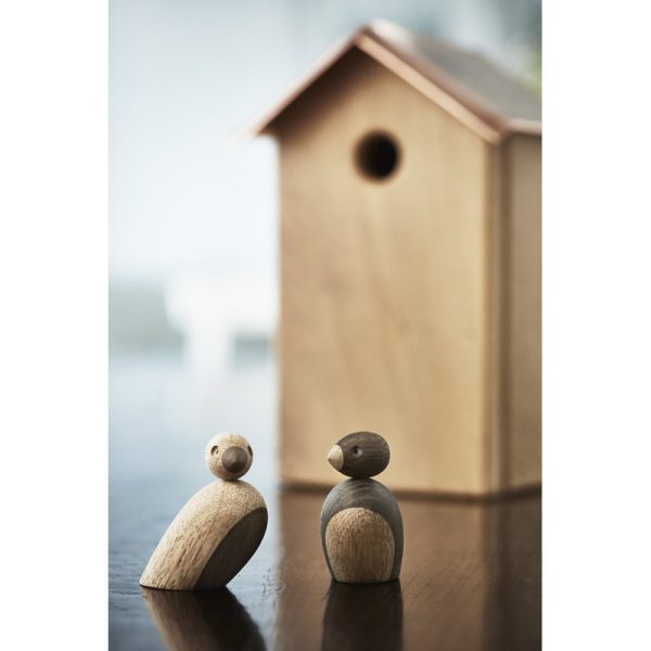 Pair of sparrows - houten figuren - Afbeelding 3