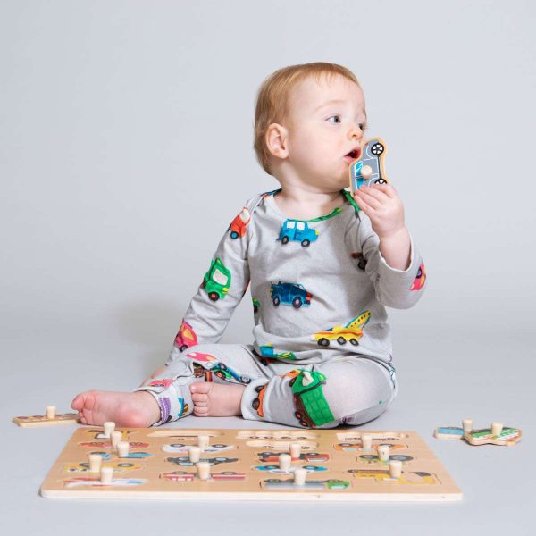 Jumpsuit baby – clay cars - Afbeelding 3