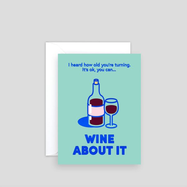 Wine about it - wenskaart