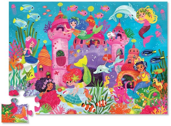 Vloerpuzzel - zeemeerminpaleis - 36 stukjes - Afbeelding 2