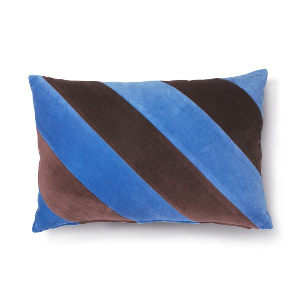 Striped - fluwelen kussen