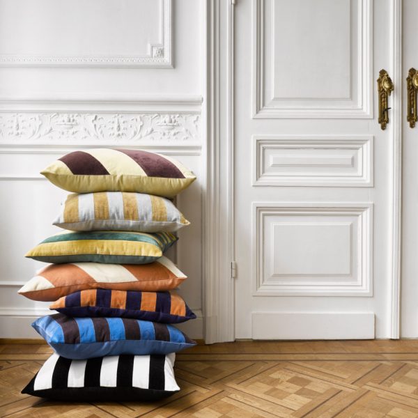 Striped - fluwelen kussen - Afbeelding 3