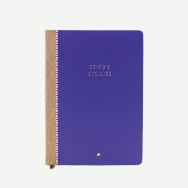 Sticky stories - notitieboek - lobby purple