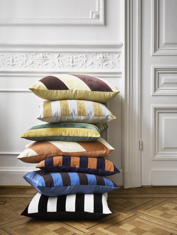 Striped - fluwelen kussen - Afbeelding 4
