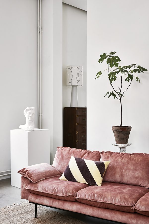 Striped - fluwelen kussen - Afbeelding 3