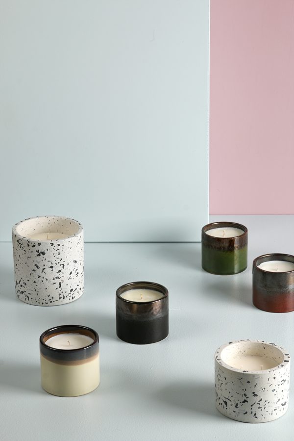 Terrazzo - soja kaars - medium - Afbeelding 4