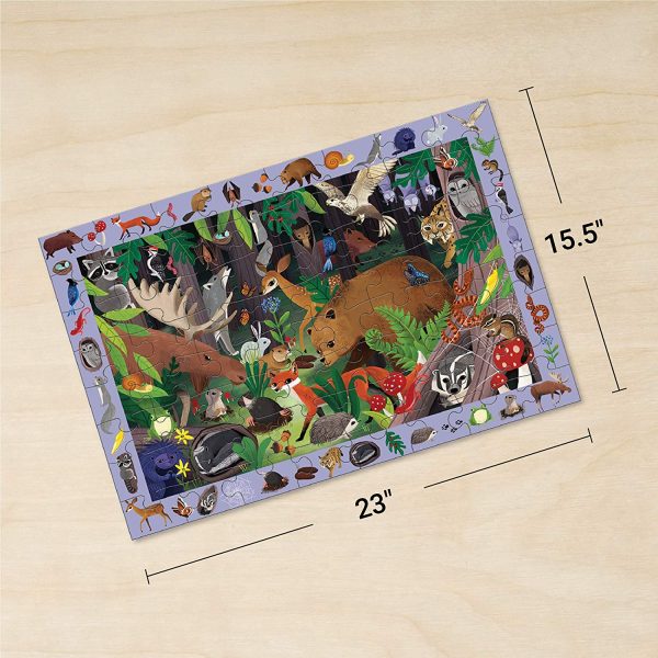 Zoek en vind puzzel - bos- 64 stukjes - Afbeelding 2