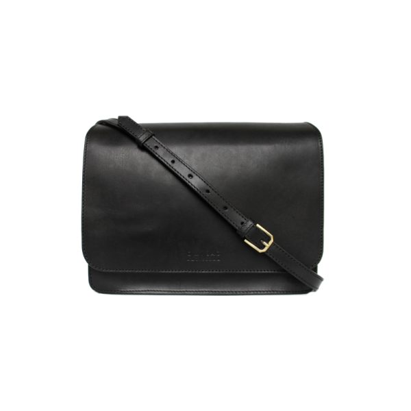 Audrey - handtas - black classic leather - Afbeelding 5