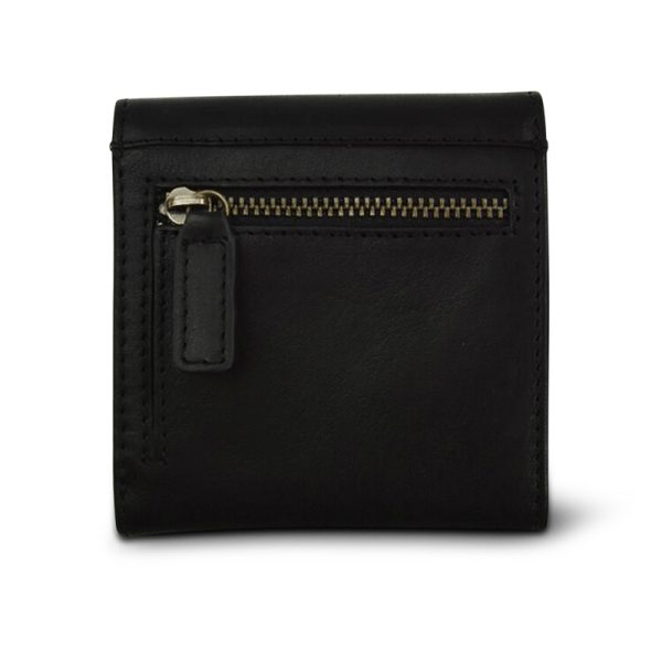 Georgie’s wallet – portefeuille – black stromboli leather - Afbeelding 4