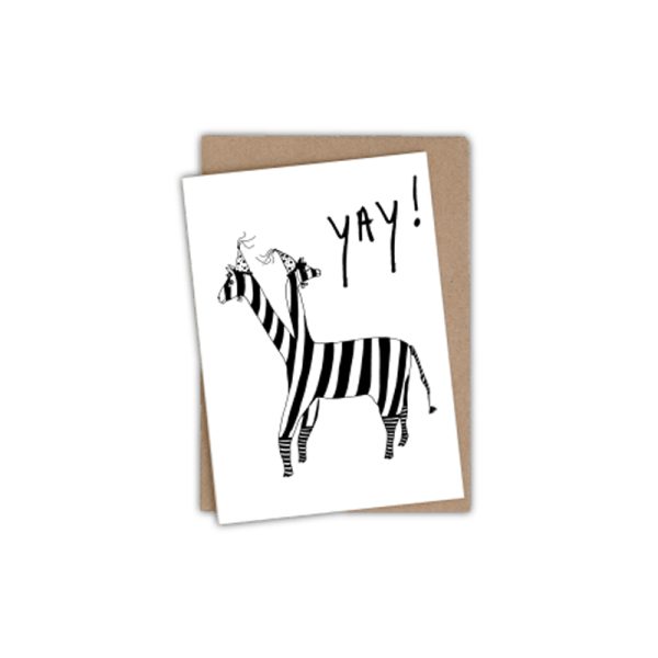 Yay lama - wenskaart