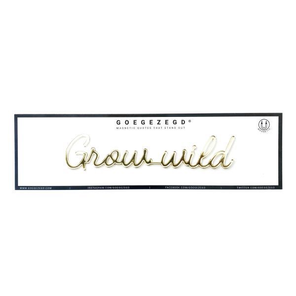 Goegezegd grow wild magneet