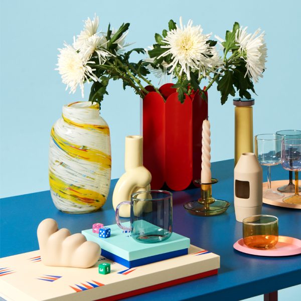 Splash vase round - vaas - lemon - Afbeelding 3