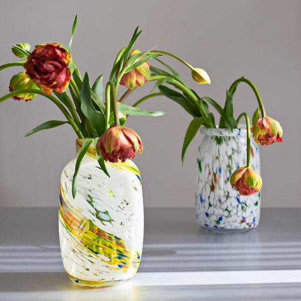 Splash vase round - vaas - lemon - Afbeelding 4