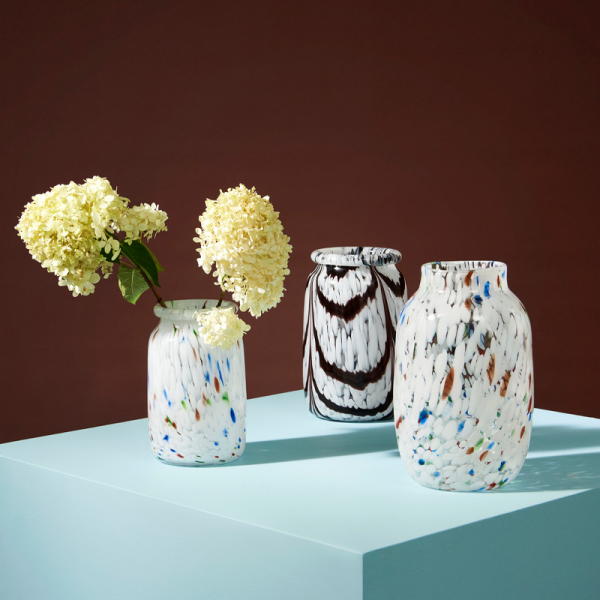 Splash vase roll neck - vaas - coffee - Afbeelding 3