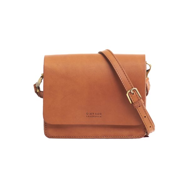 Audrey mini – handtas – cognac classic leather - Afbeelding 5