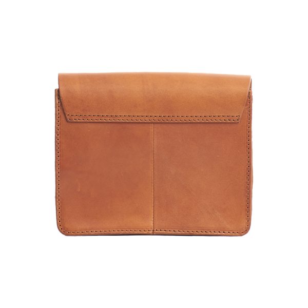 Audrey mini – handtas – cognac classic leather - Afbeelding 6