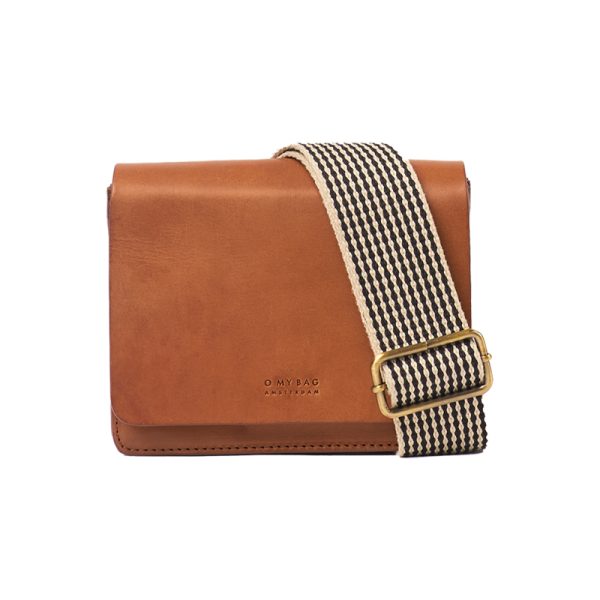 Audrey mini – handtas – cognac classic leather - Afbeelding 4