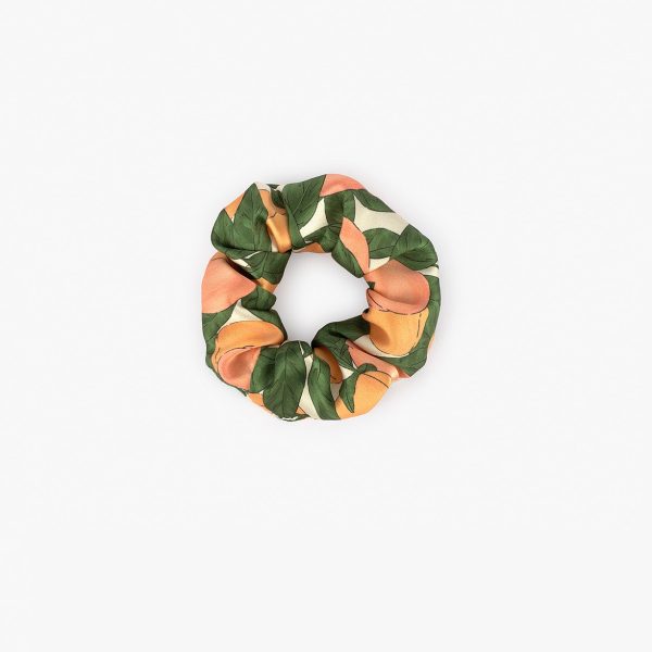 wouf pink savanne peach scrunchie