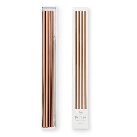 W&P design metal staw large copper