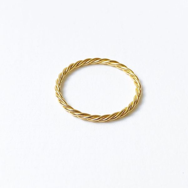 Nimzu twisted ring goud