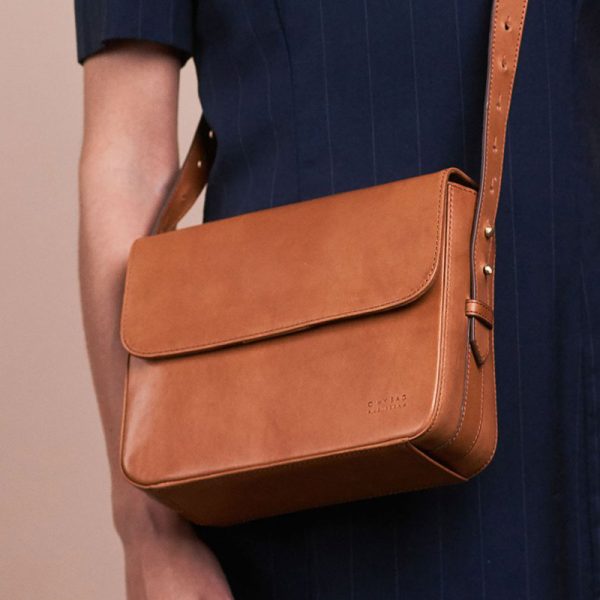 Gina - handtas - cognac - Afbeelding 7