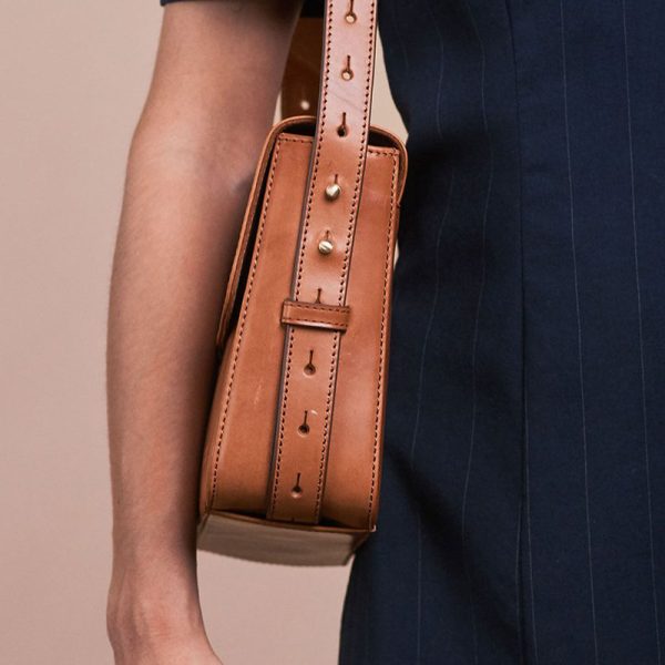 Gina - handtas - cognac - Afbeelding 8