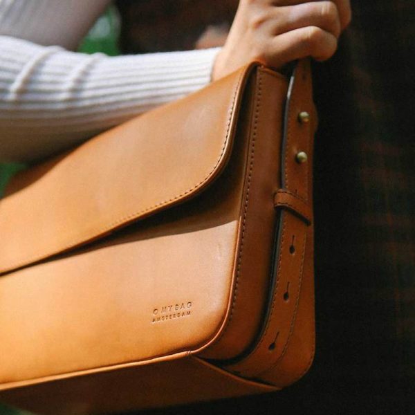 Gina - handtas - cognac - Afbeelding 6
