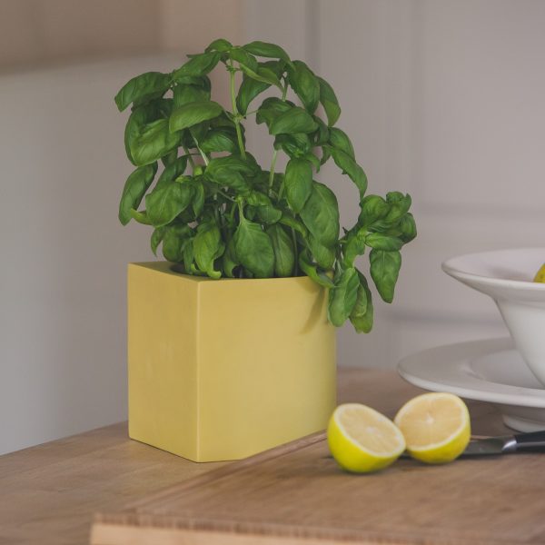 Fifty bloempot – medium – curry - Afbeelding 2