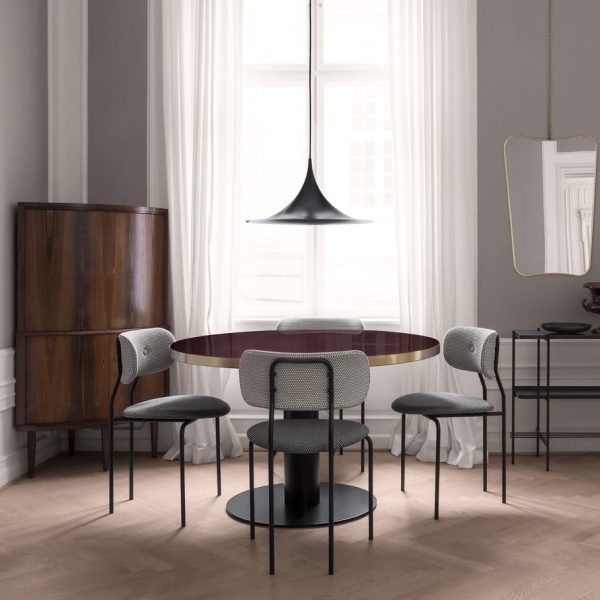 Semi pendant small - hanglamp - black semi matt - Afbeelding 2
