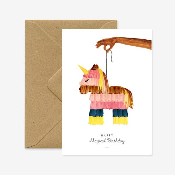 Pinata - wenskaart