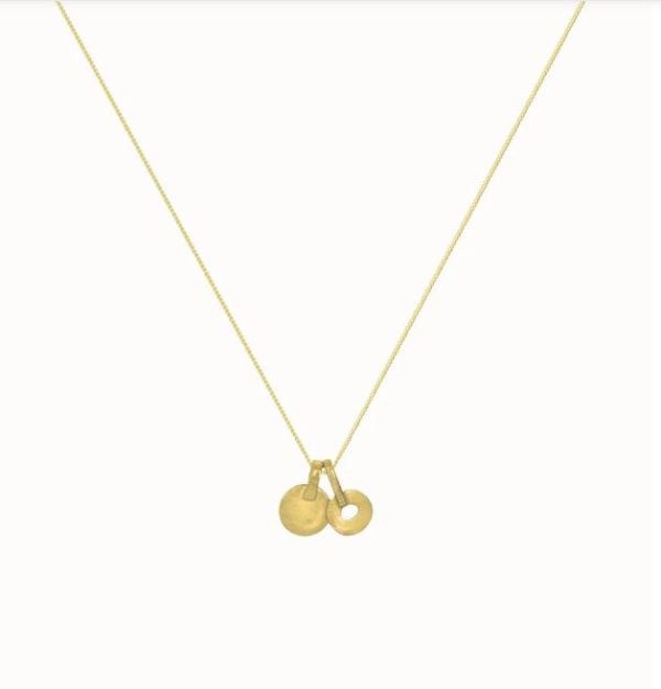 Flawed charms ketting gold