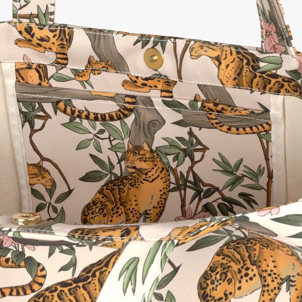 Lazy jungle - tote bag - large - Afbeelding 3