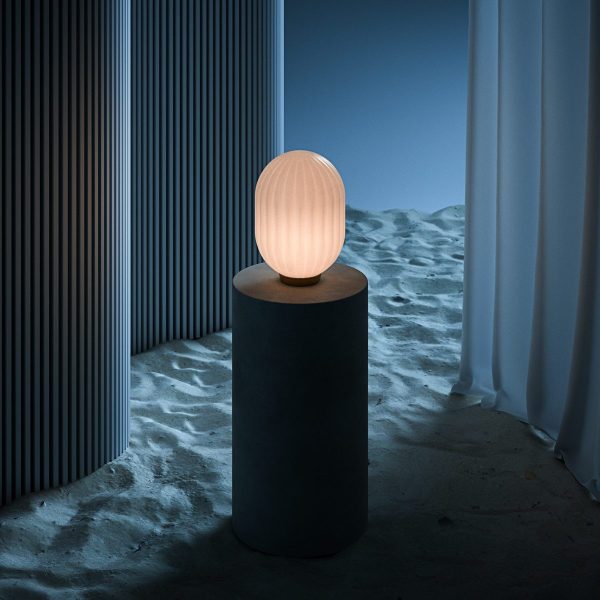 Bright modeco - tafellamp - wit - Afbeelding 4