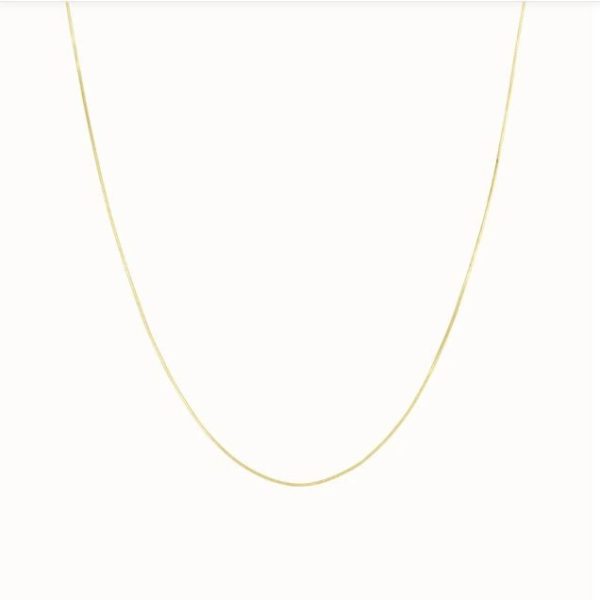 Flawed Plain affair ketting goud